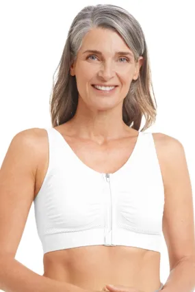Amoena Emilia Seamless Surgical Bra - White