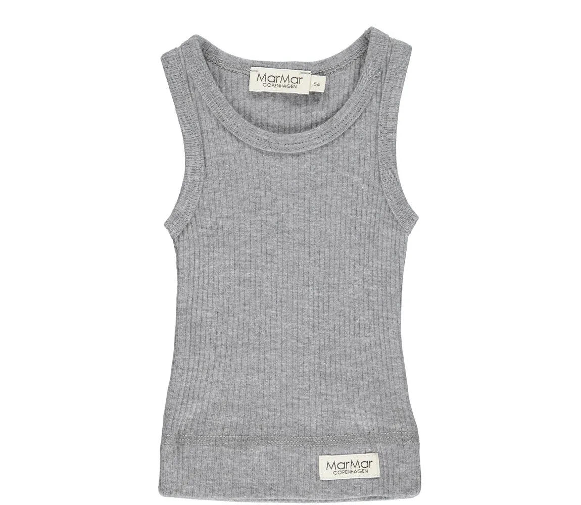 Baby Sleeveless 2-pack, Underwear - Grey Melange