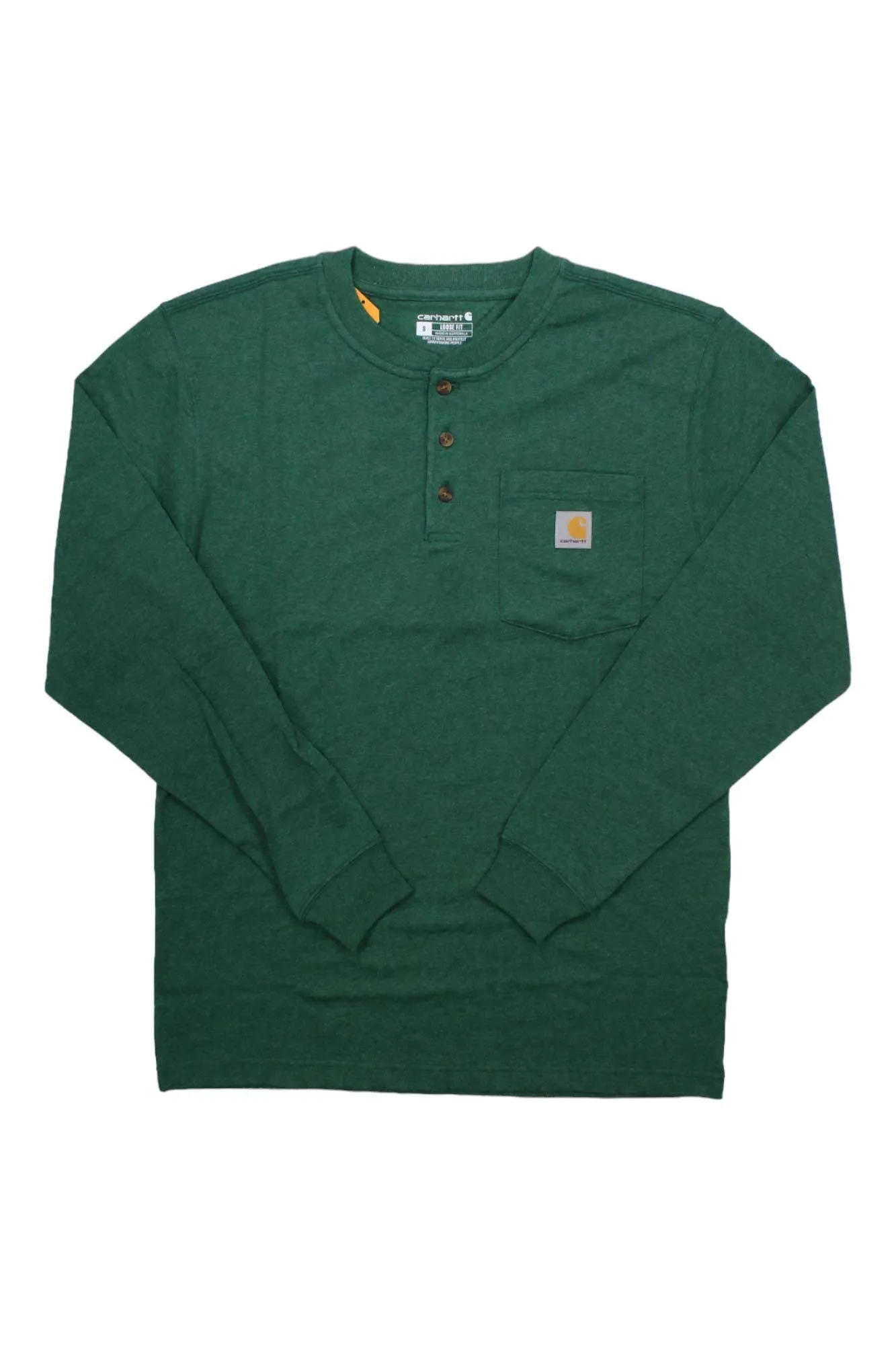 Carhartt Men's Workwear Pocket Long Sleeve Henley Top