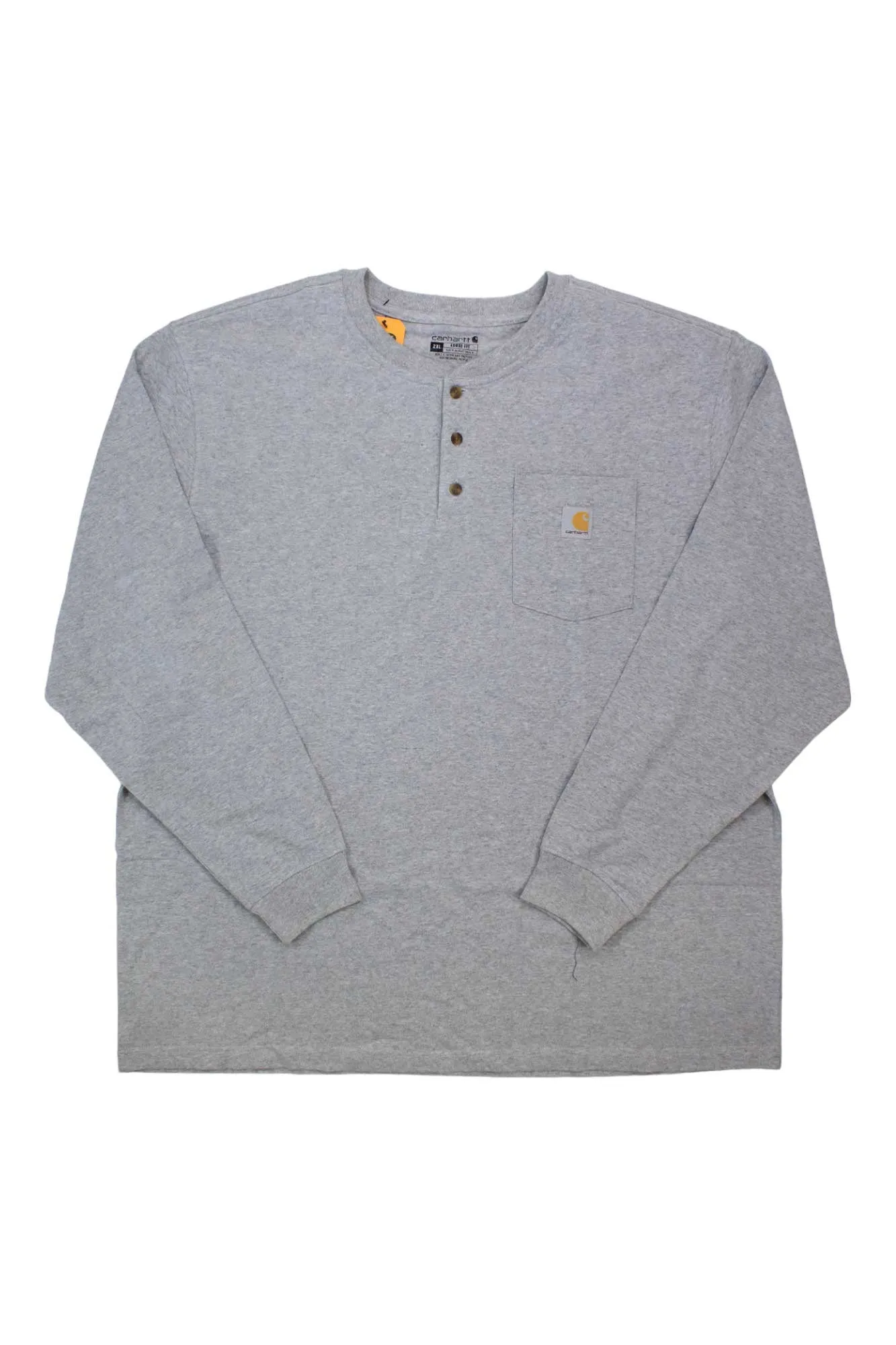 Carhartt Men's Workwear Pocket Long Sleeve Henley Top