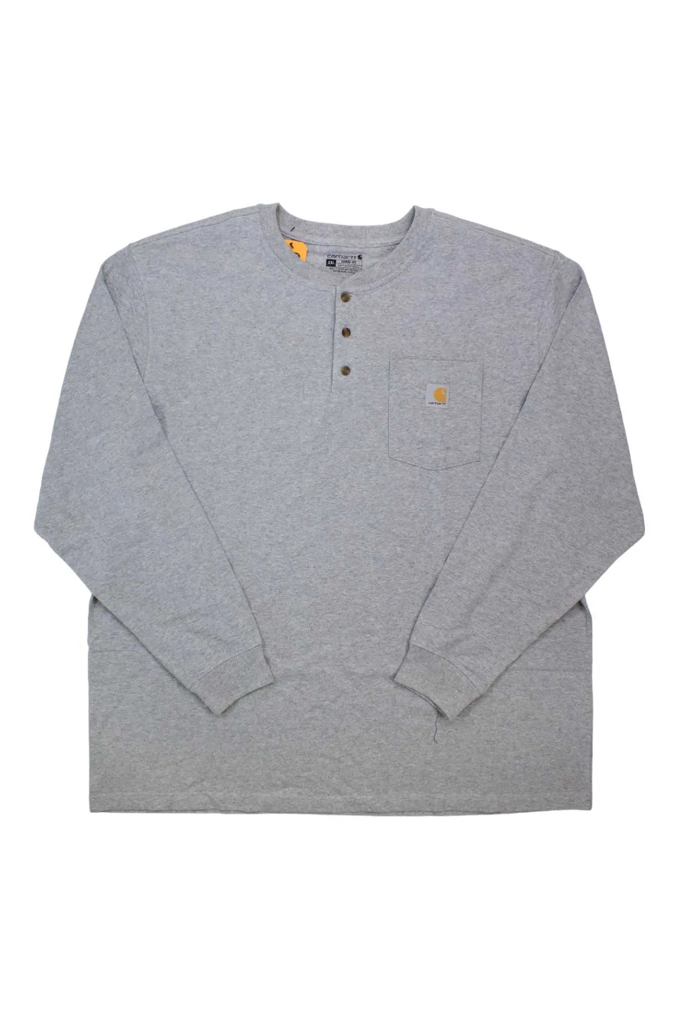 Carhartt Men's Workwear Pocket Long Sleeve Henley Top