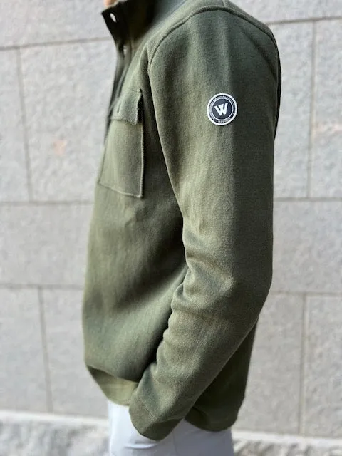 Edwin Windproof Shirt Jacket- Bottle Green