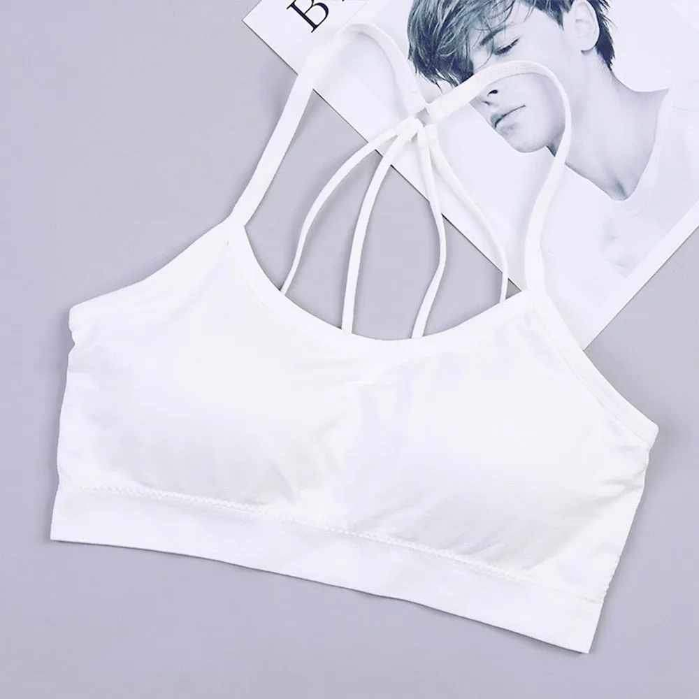 Flirty Black & White Sports Bra