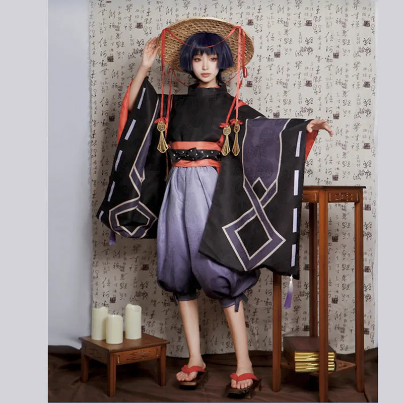 Genshin Impact Lore: Tale of the Five Kasen Scaramouche Cosplay Costume