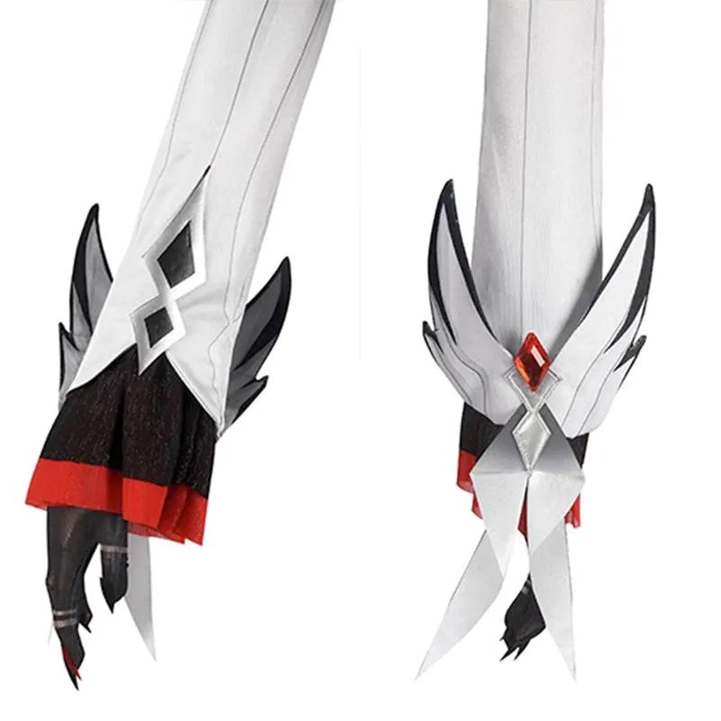 Genshin Impact the Eleven Fatui Harbingers The Knave The Servant Arlecchino Cosplay Costume R