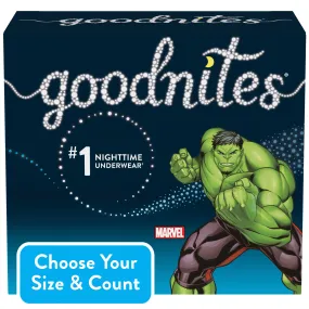 GoodNites Boys Nighttime Bedwetting Underwear, S/M, 44 Count Beige Size S/M