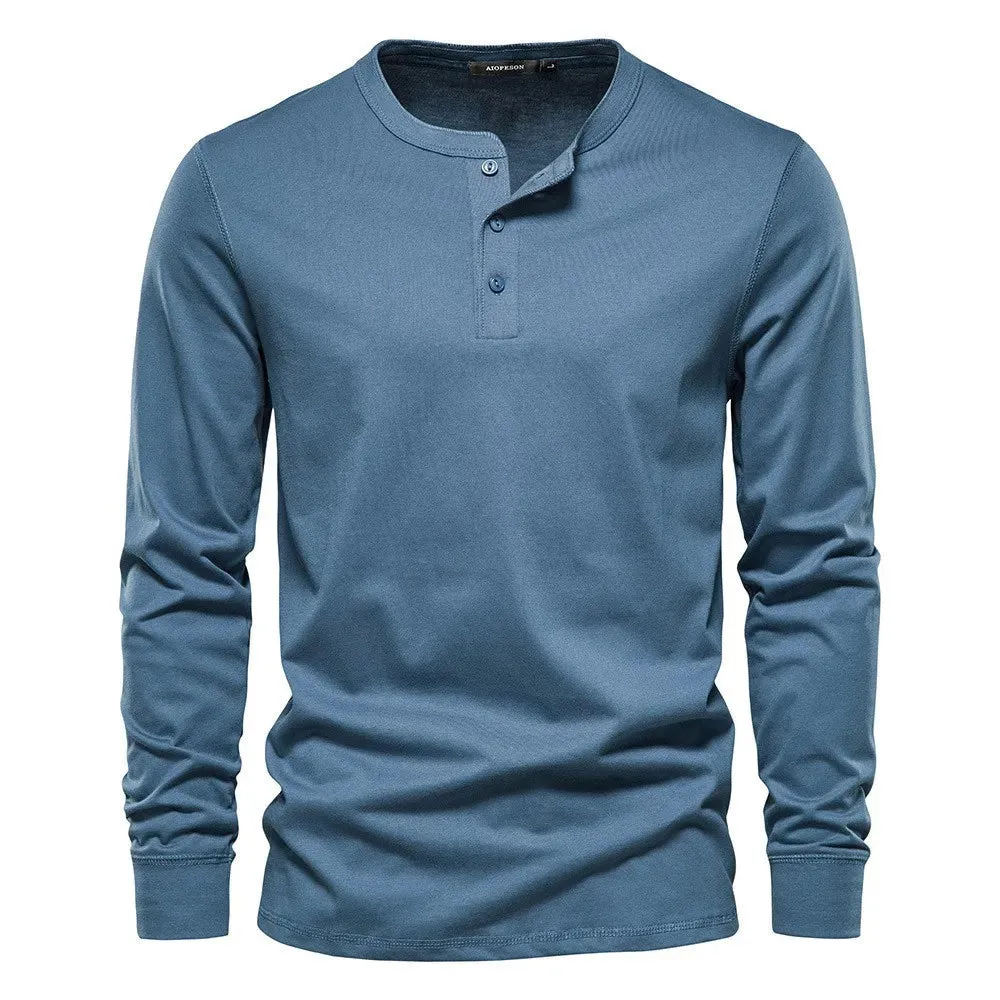 Kai - Henley Collar Shirt