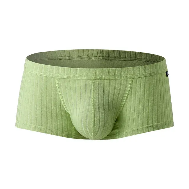 Low Waist Solid Cotton Boxer