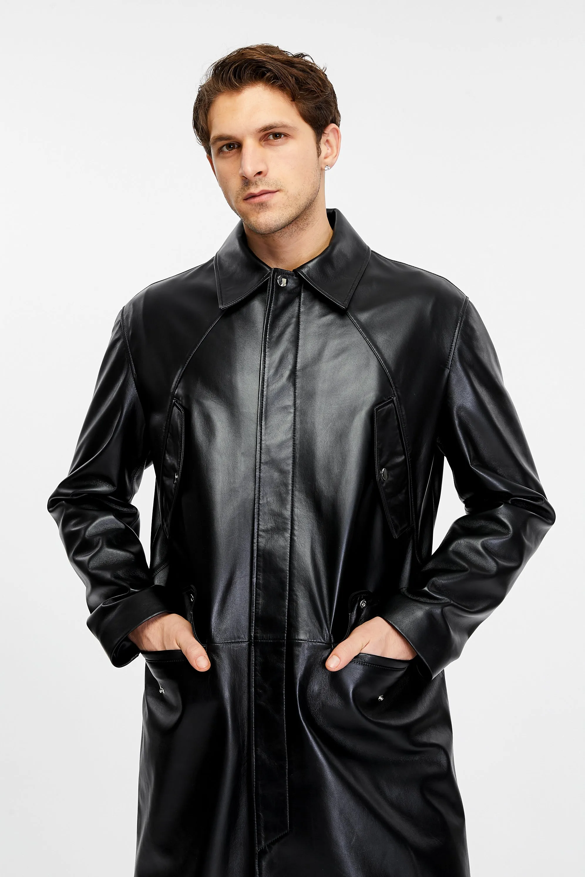 Men's Fashion Leather Jacket,