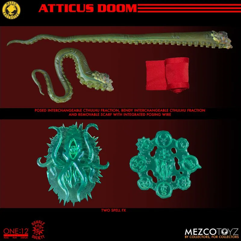 MEZCO One:12 Collective Rumble Society - Atticus Doom Action Figure (Mezco Exclusive)