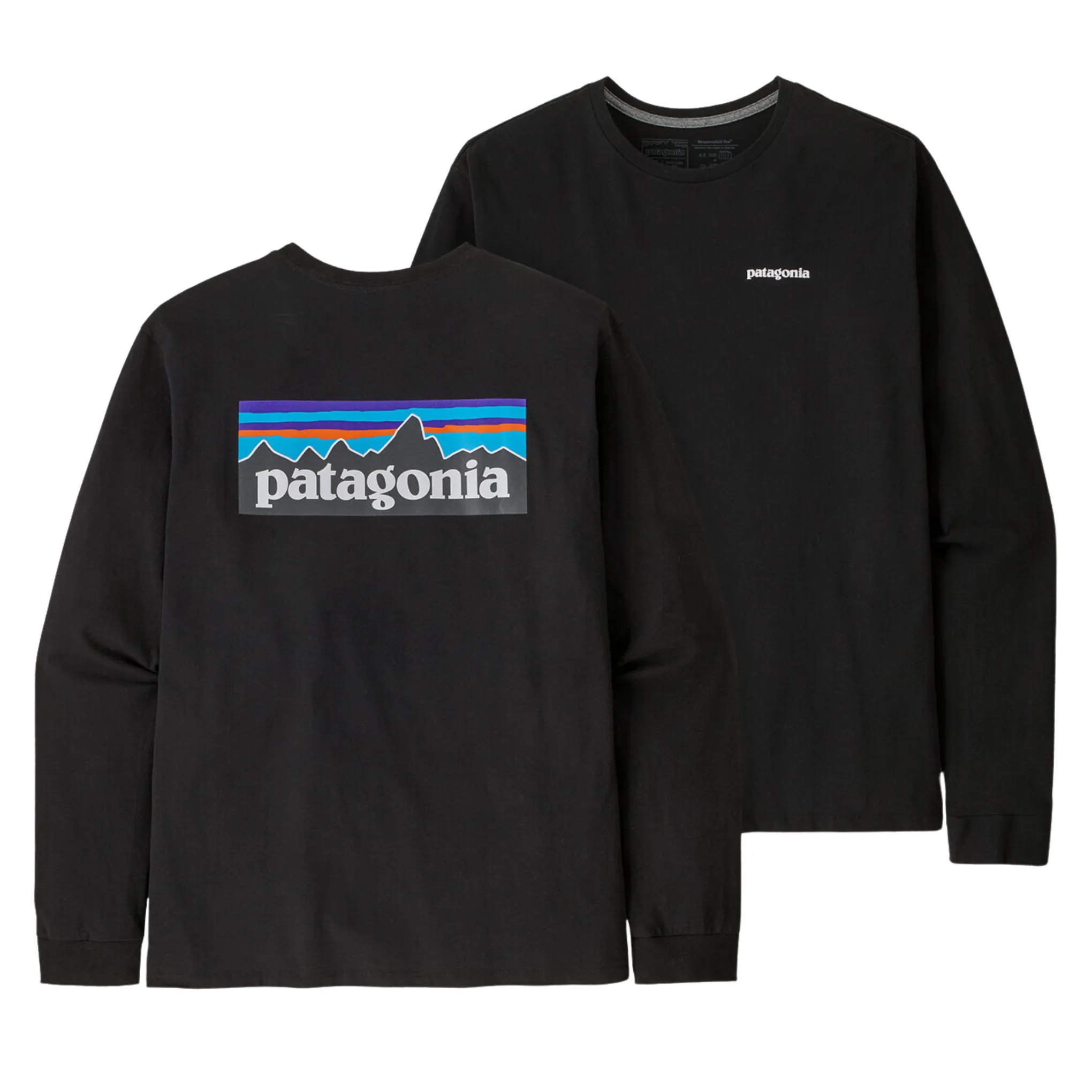 Patagonia Men's Long Sleeve P-6 Logo Responsibili-Tee