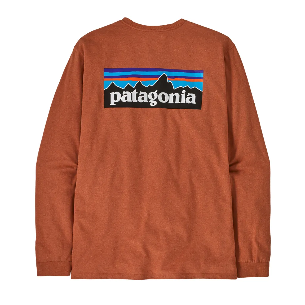 Patagonia Men's Long Sleeve P-6 Logo Responsibili-Tee