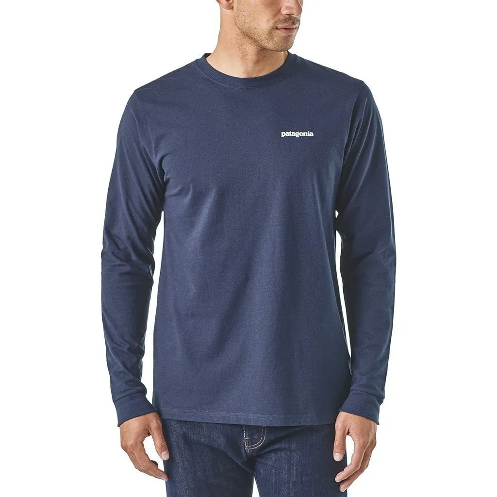 Patagonia Men's Long Sleeve P-6 Logo Responsibili-Tee