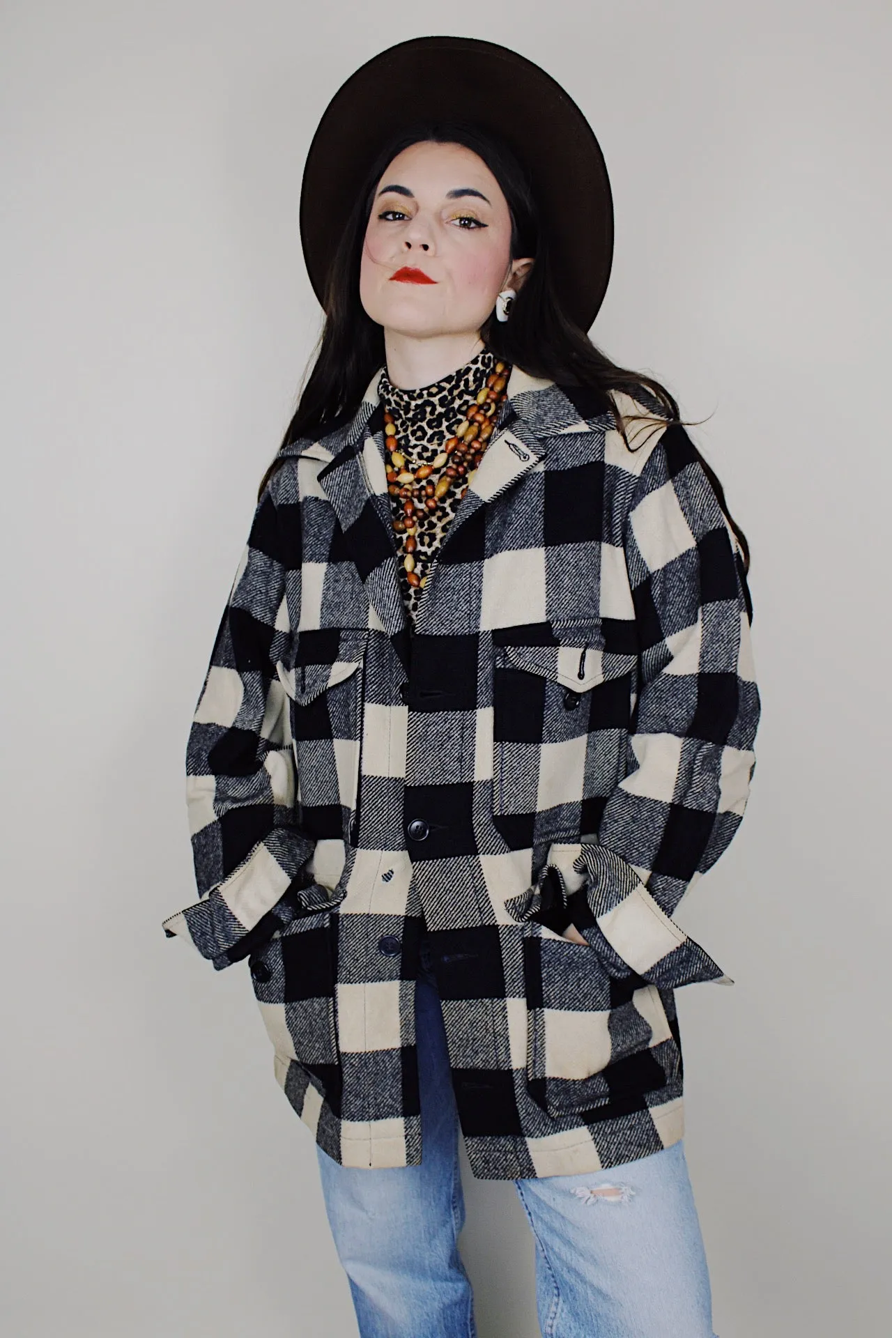 Plaid Pendleton Wool Shacket