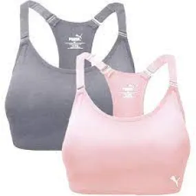 PUMA Ladies' Women's Seamless Sports Bra 2-Pack
