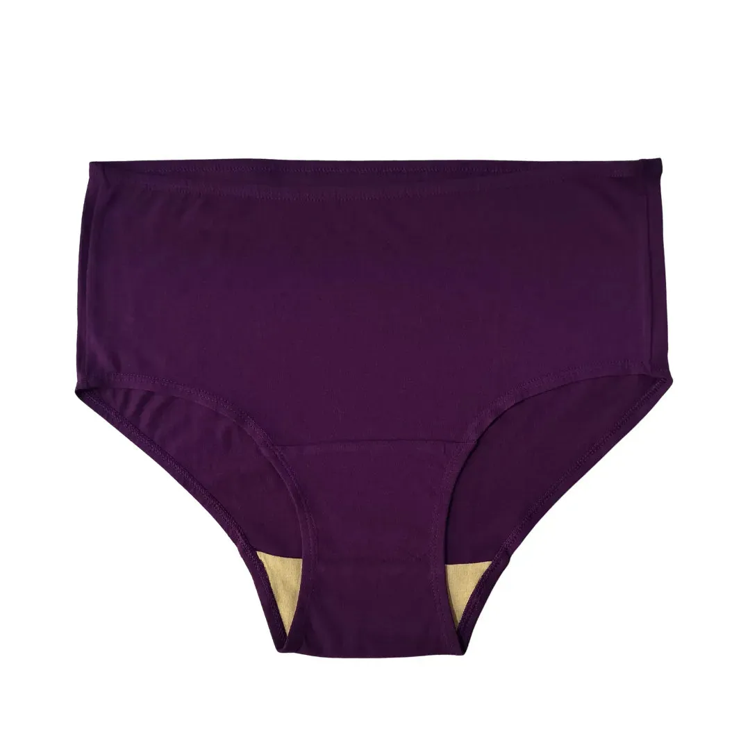 Senior Women Hygiene Underwear | High Waist | Brief Fit | Prevents UTIs