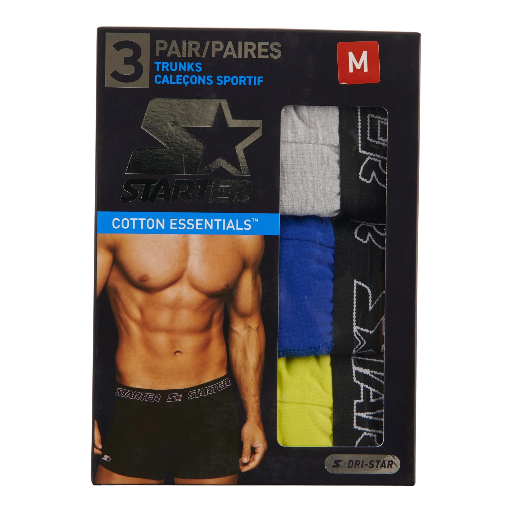 Starter Men's Boxer Briefs, 3-Pack