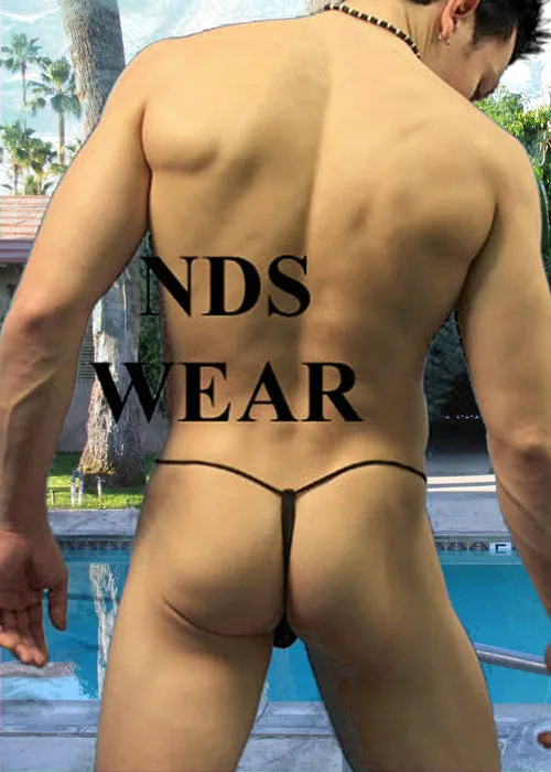 Stylish and Sophisticated Black Thong by David's Window
