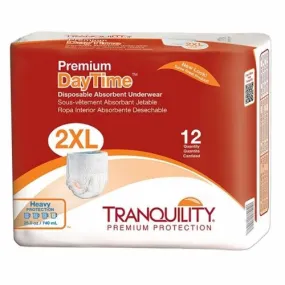 Unisex Adult Absorbent Underwear  2X-Large Count of 12 By Principle Business Enterprises