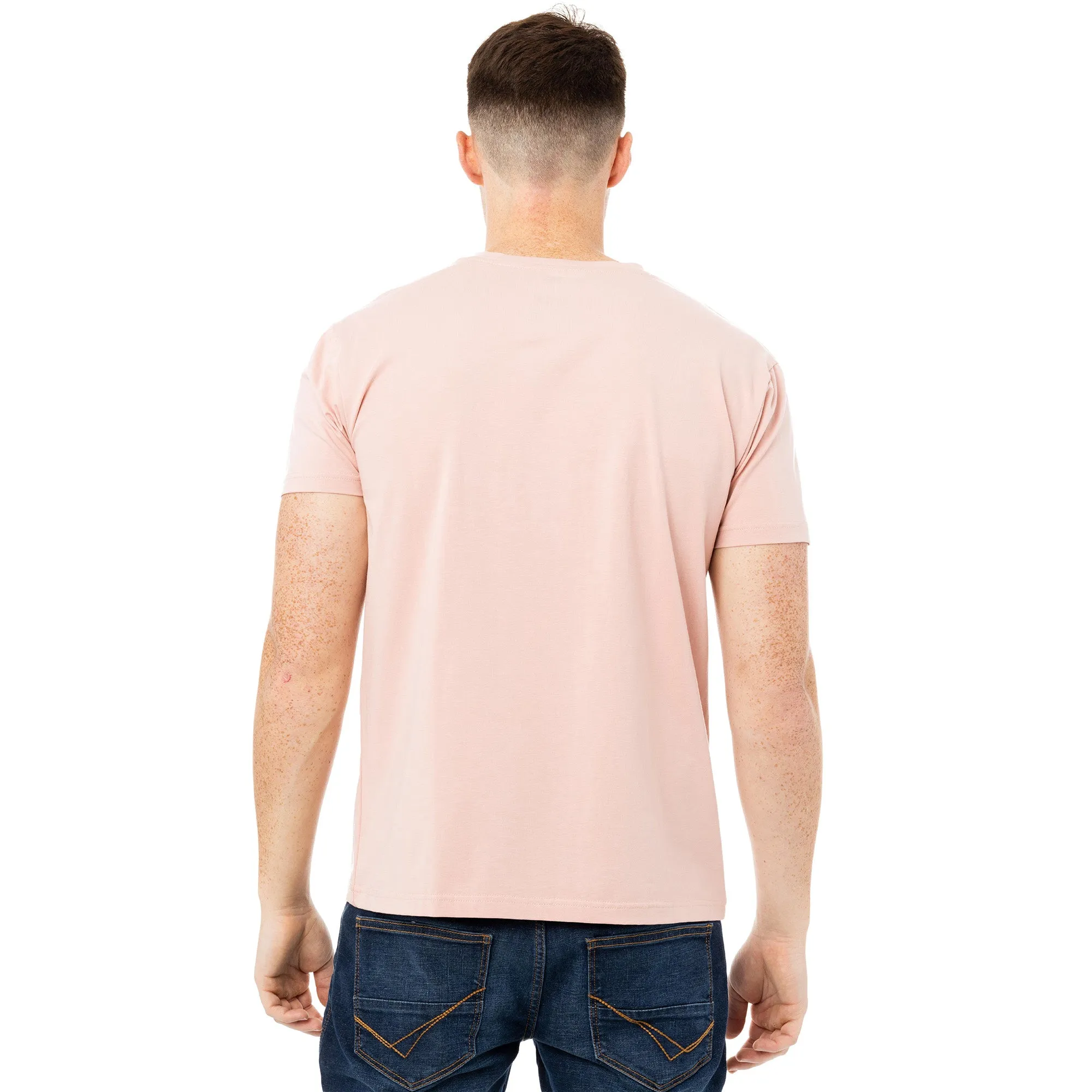 X RAY Men's Basic Crewneck Short Sleeve T-Shirt