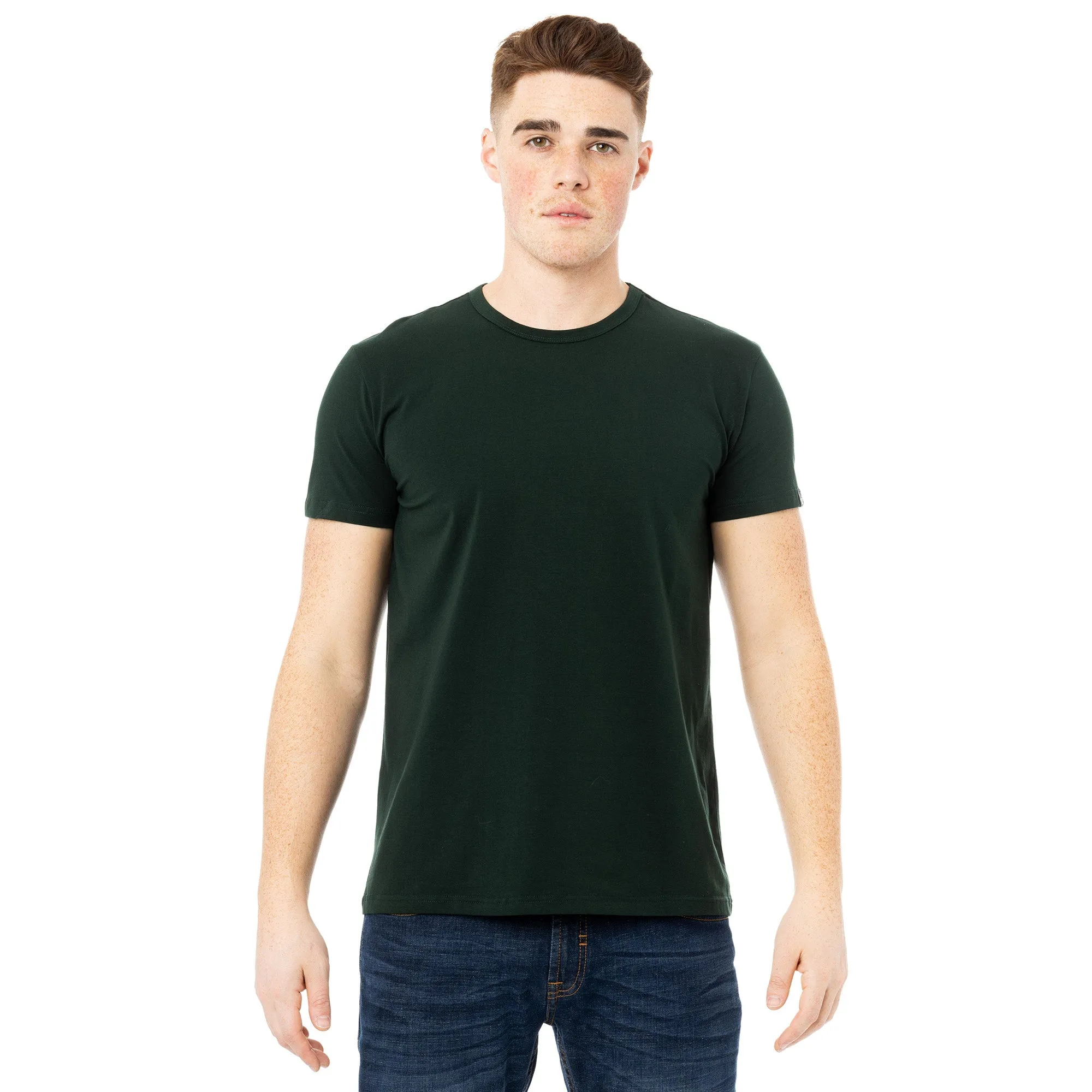 X RAY Men's Basic Crewneck Short Sleeve T-Shirt