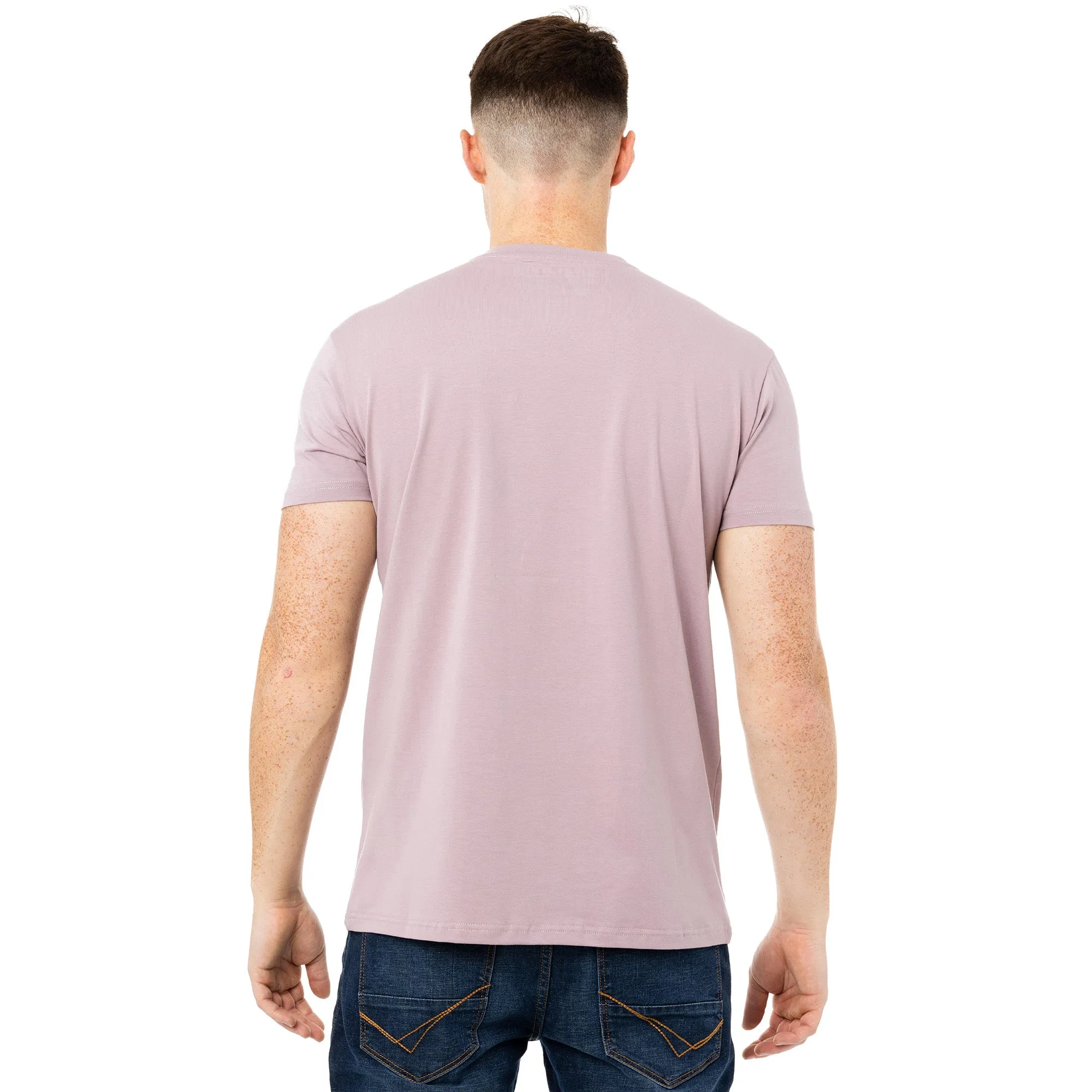 X RAY Men's Basic Crewneck Short Sleeve T-Shirt