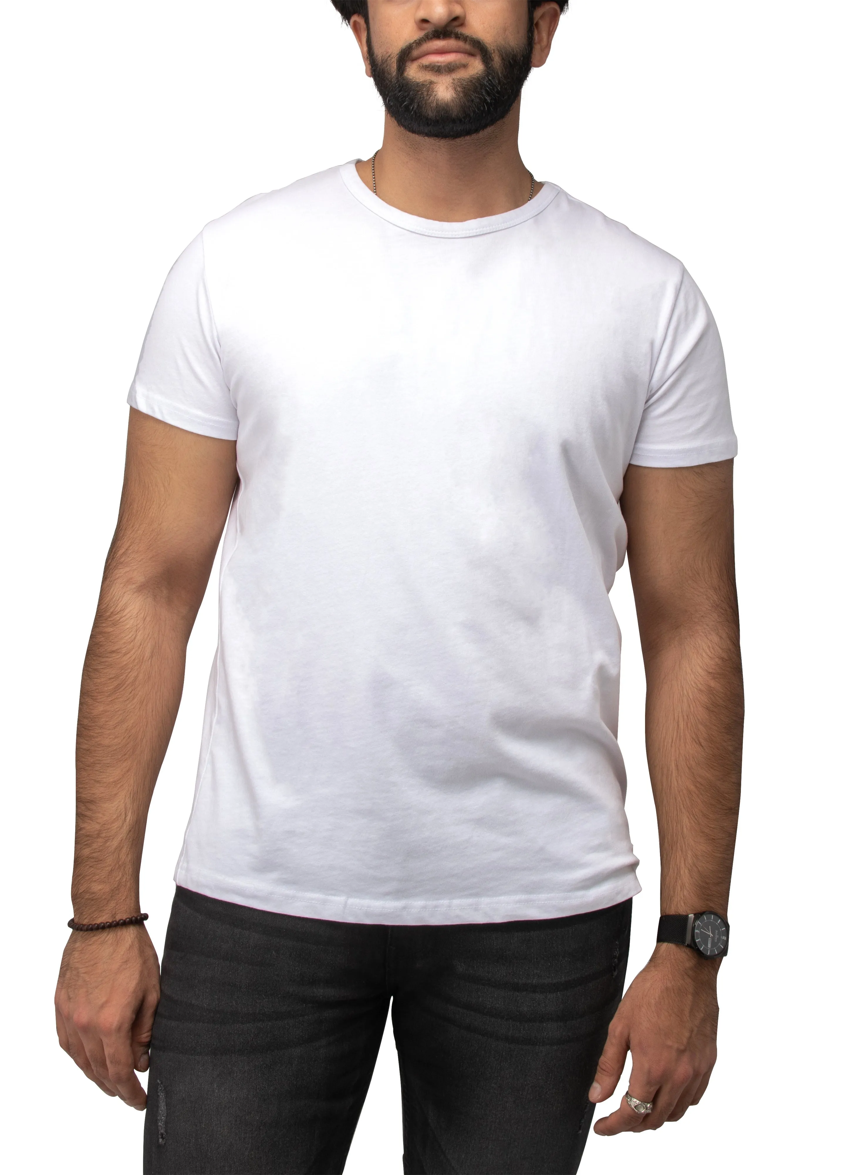 X RAY Men's Basic Crewneck Short Sleeve T-Shirt