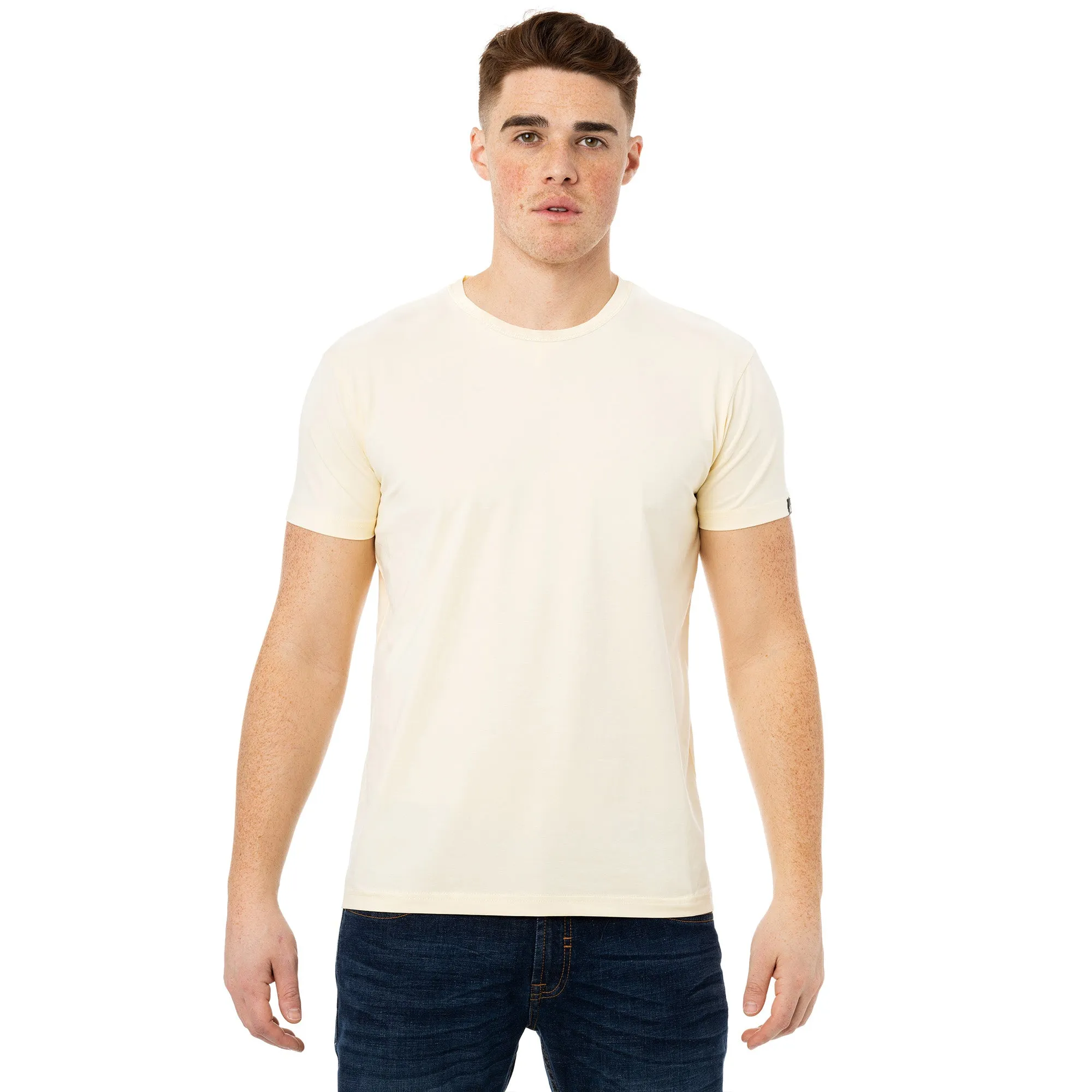 X RAY Men's Basic Crewneck Short Sleeve T-Shirt